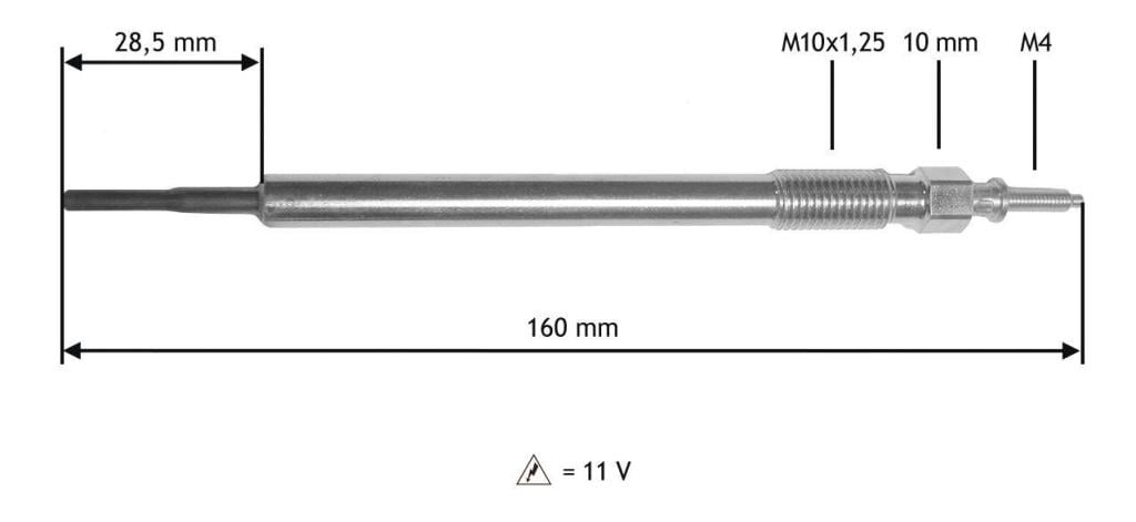 Bougie de préchauffage VALEO 345177